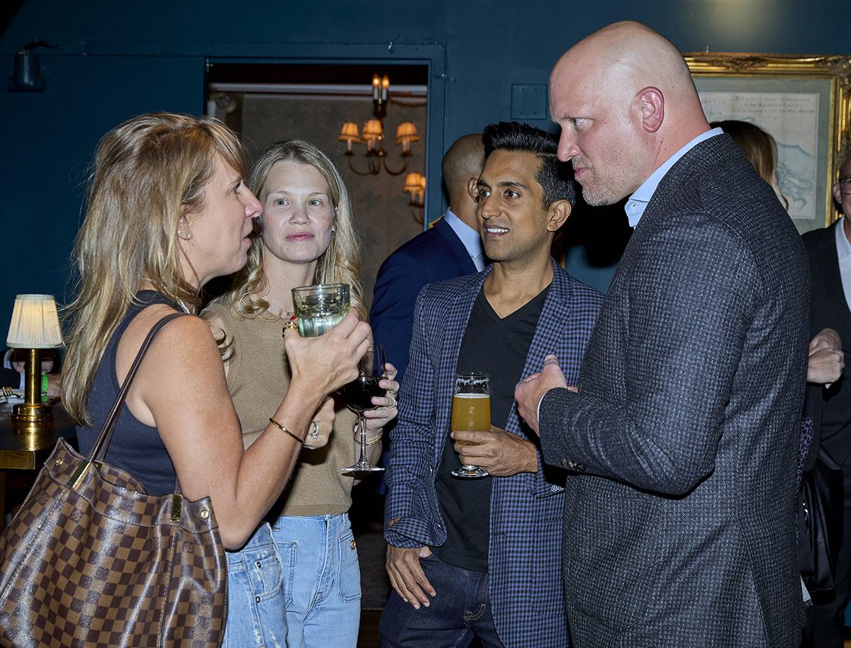 Supporters gather at the IVA launch reception