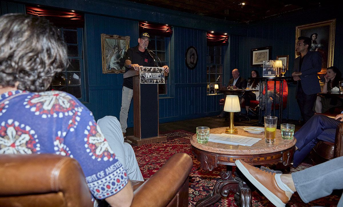Remarks from the podium at the IVA launch reception