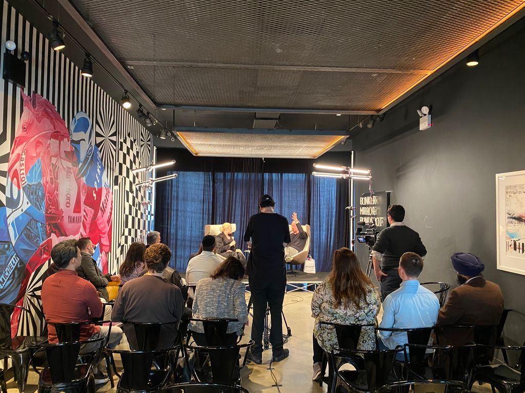 The room fills ahead of the Meghan McCain conversation