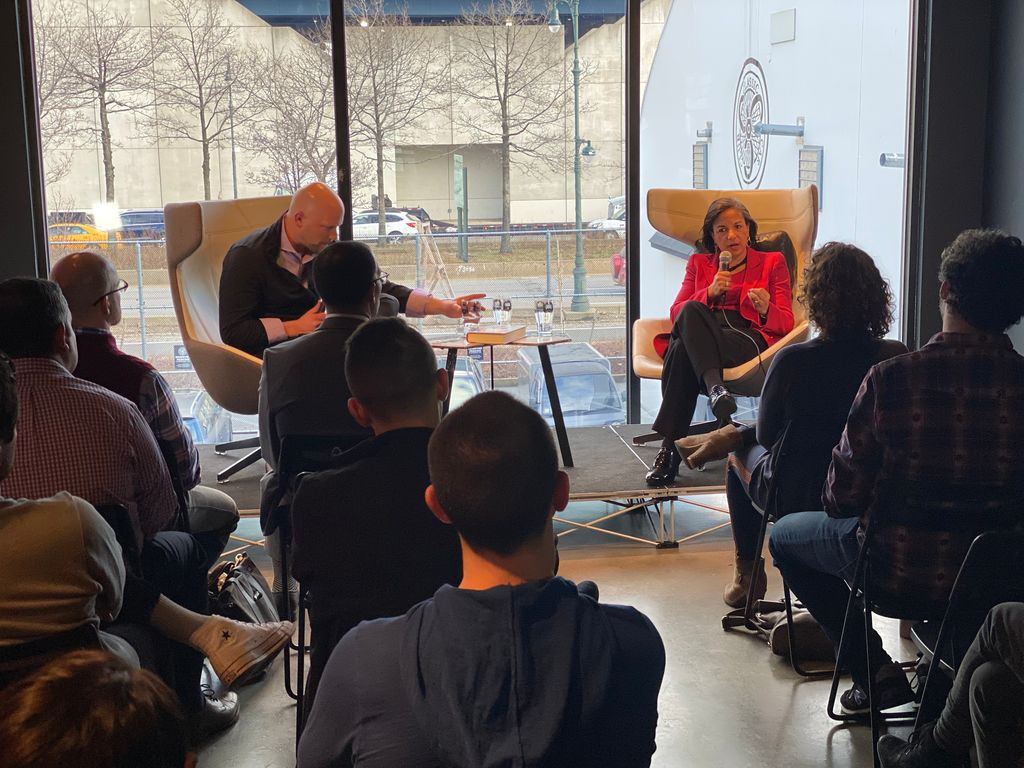 Paul Rieckhoff in conversation with Ambassador Susan Rice in New York