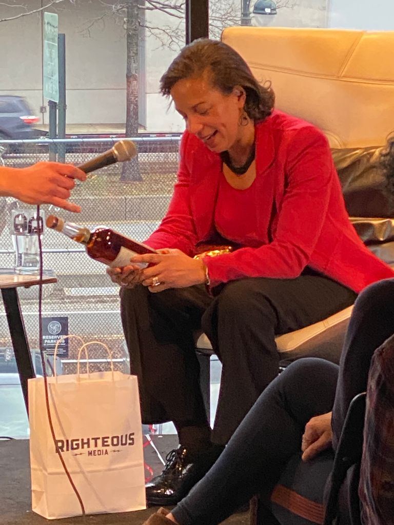 Ambassador Susan Rice after the conversation in New York