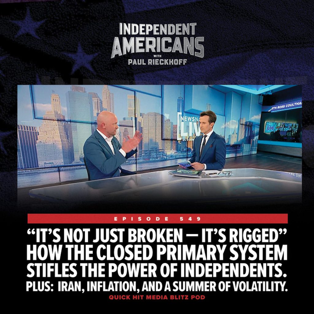 “It’s Not Just Broken — It’s Rigged” How The Closed Primary System Stifles The Power Of Independents.