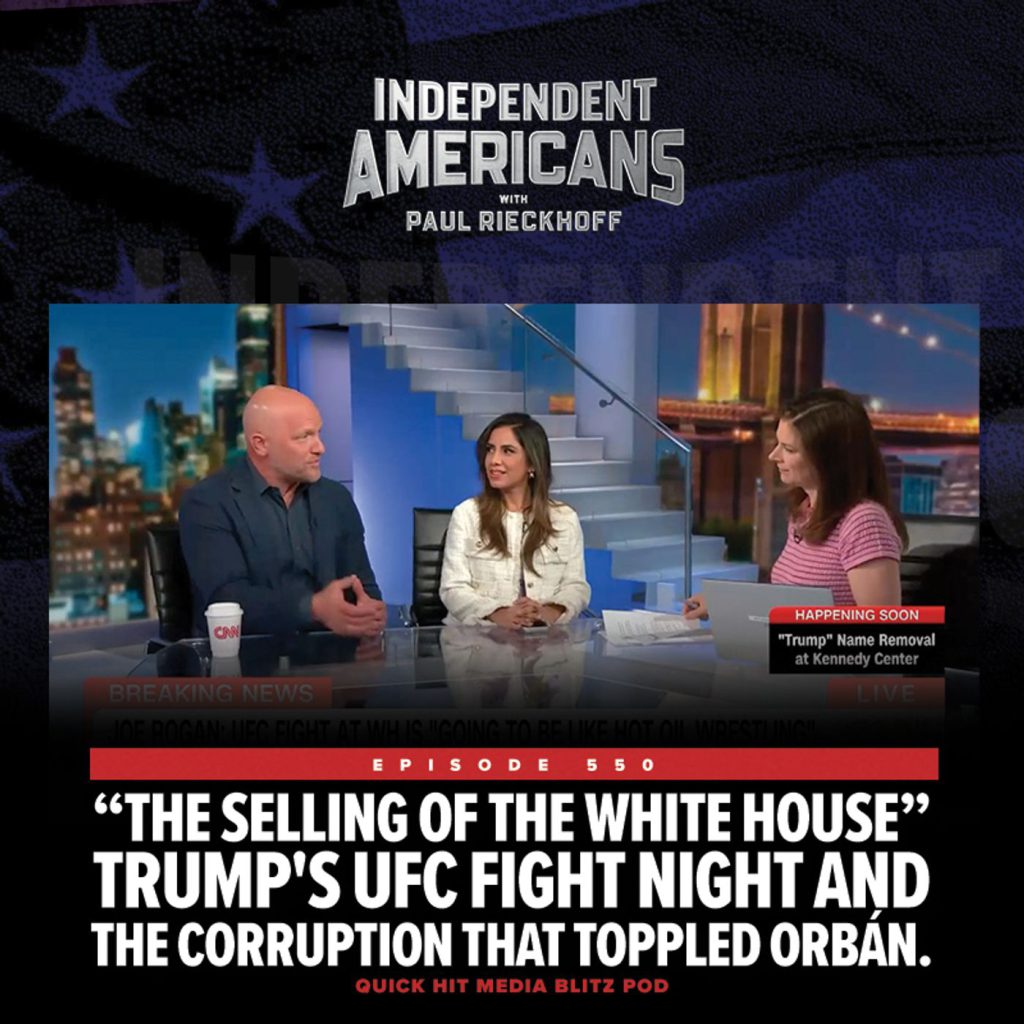 “The Selling of the White House” Trump’s UFC Fight Night and the Corruption That Toppled Orbán.