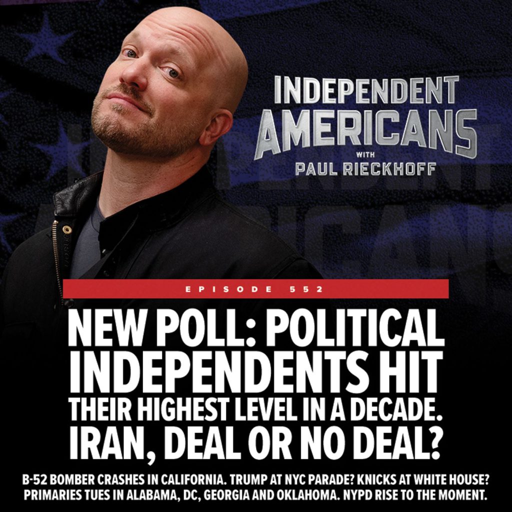 New Poll: Political Independents Hit Their Highest Level In A Decade. Iran, Deal Or No Deal?